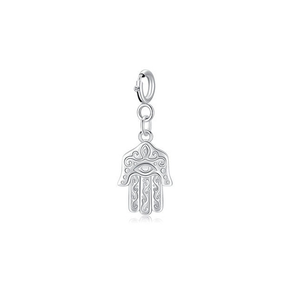 Wholesale 925 Sterling Silver Carved Geometric Pattern Retro Pendant Accessories