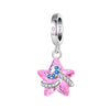 Wholesale 925 Sterling Silver Charm Crystal Star Moon Sun Beads Jewelry Bracelet Accessories With Dripping Oil Design For Women
