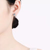 Wholesale 925 Sterling Silver Claw Set Moissanite Earrings With Animal Zodiac Pattern And Electroplating Treatment