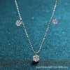 Wholesale 925 Sterling Silver Constellationstyled Sixclaw Moissanite Necklace For Women With Electroplating Treatment