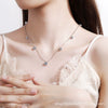 Wholesale 925 Sterling Silver Constellationstyled Sixclaw Moissanite Necklace For Women With Electroplating Treatment