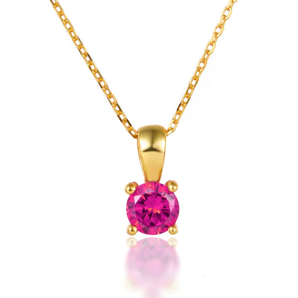 Wholesale 925 Sterling Silver December Birthstone Necklace With Geometric Pendant Inlaid Zircon For Women
