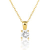 Wholesale 925 Sterling Silver December Birthstone Necklace With Geometric Pendant Inlaid Zircon For Women