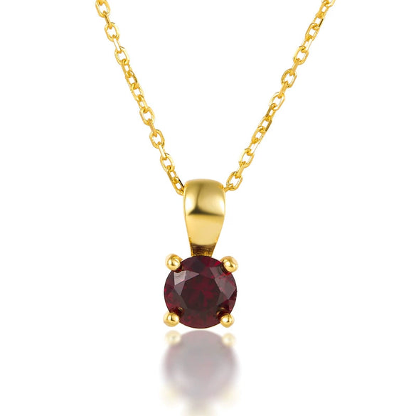 Wholesale 925 Sterling Silver December Birthstone Necklace With Geometric Pendant Inlaid Zircon For Women