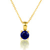 Wholesale 925 Sterling Silver December Birthstone Necklace With Geometric Pendant Inlaid Zircon For Women