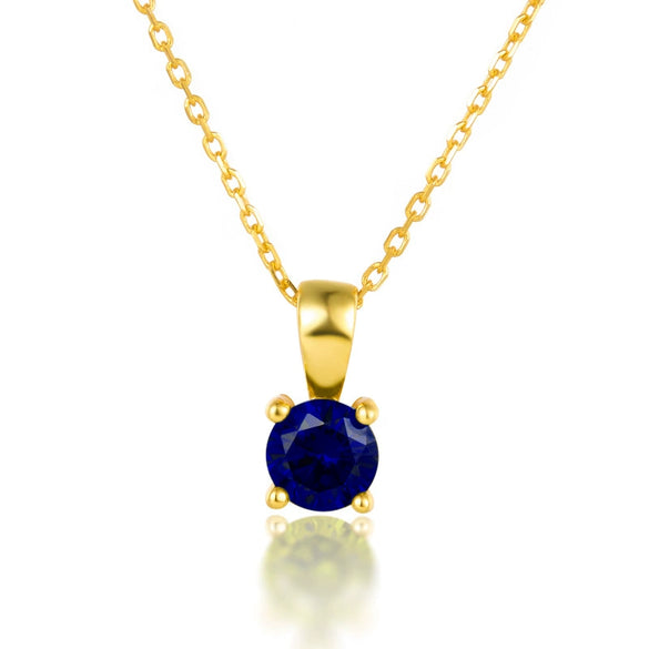 Wholesale 925 Sterling Silver December Birthstone Necklace With Geometric Pendant Inlaid Zircon For Women