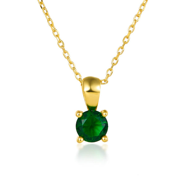 Wholesale 925 Sterling Silver December Birthstone Necklace With Geometric Pendant Inlaid Zircon For Women