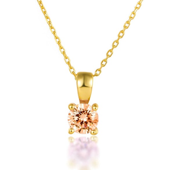 Wholesale 925 Sterling Silver December Birthstone Necklace With Geometric Pendant Inlaid Zircon For Women
