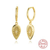 Wholesale 925 Sterling Silver Devil's Eye Love Palm Diamond Earrings With Geometric Design For Women