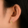 Wholesale 925 Sterling Silver Diamond Crown Earrings For Women