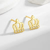 Wholesale 925 Sterling Silver Diamond Crown Earrings For Women