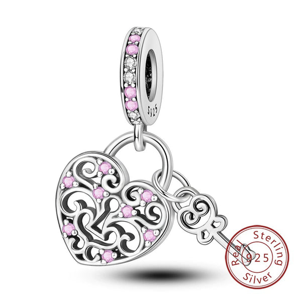 Wholesale 925 Sterling Silver Diy Accessories With Fourleaf Clover Life Tree Hummingbird Lily Orchid Beads Star Sister Pendant In Original Design With Dripping Oil Processing