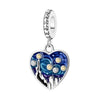Wholesale 925 Sterling Silver Diy Accessories With Fourleaf Clover Life Tree Hummingbird Lily Orchid Beads Star Sister Pendant In Original Design With Dripping Oil Processing