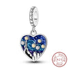 Wholesale 925 Sterling Silver Diy Accessories With Fourleaf Clover Life Tree Hummingbird Lily Orchid Beads Star Sister Pendant In Original Design With Dripping Oil Processing