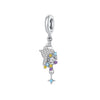 Wholesale 925 Sterling Silver Diy Accessories With Jellyfish Shell Starfish Coral Elements And Dripping Oil Design For Women