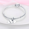 Wholesale Sterling Silver 925 Dripping Oil Luminous Pink Cute Claw Pendant Beads Jewelry Accessories