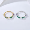 Wholesale 925 Sterling Silver Drop Shape Zircon Ring For Women With Diamond Design