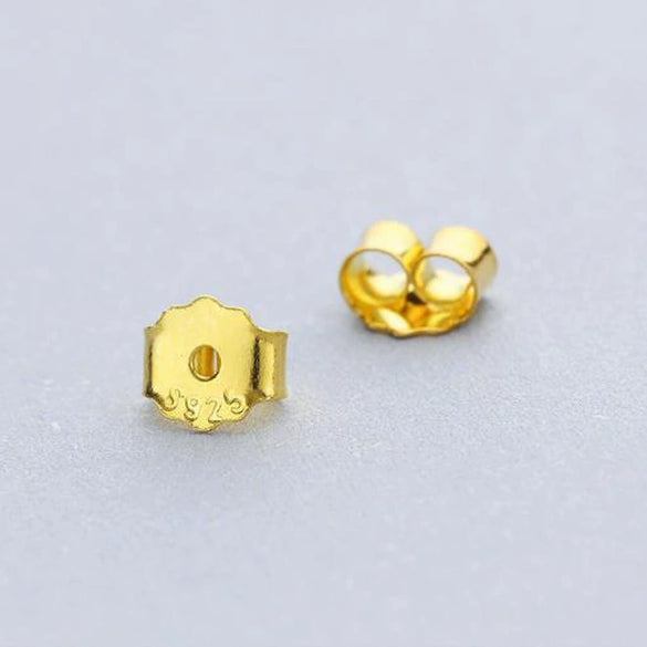 Wholesale 925 Sterling Silver Earplugs Jewelry With Antidrop Butterfly Design And Electroplating Treatment