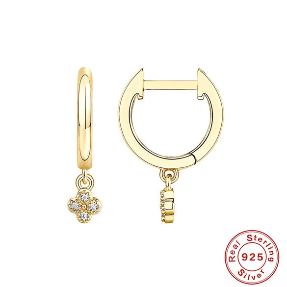 Wholesale Sterling Silver Earrings With Devil's Eye Stars Moon Water Drops Zircon Pendants And Geometric Design