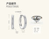 Wholesale Sterling Silver Earrings With Moissanite And Geometric Design Electroplated