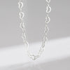 Wholesale Sterling Silver Fashion Simple Pendant With Geometric Pattern And Cross Chain For Women Lovely Style