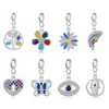 Wholesale Sterling Silver Fashion Simple Pendant With Geometric Pattern And Cross Chain For Women Lovely Style