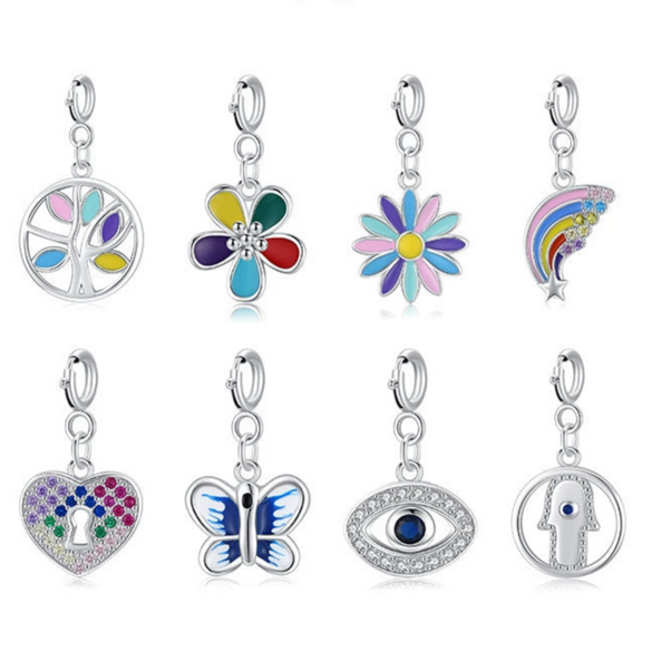 Wholesale Sterling Silver Fashion Simple Pendant With Geometric Pattern And Cross Chain For Women Lovely Style