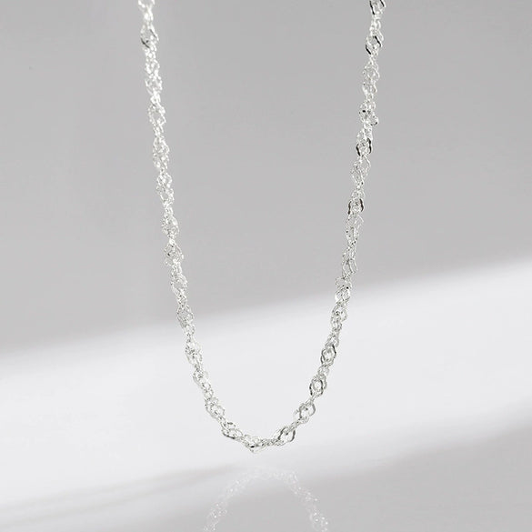 Wholesale Sterling Silver Fashion Simple Pendant With Geometric Pattern And Cross Chain For Women Lovely Style