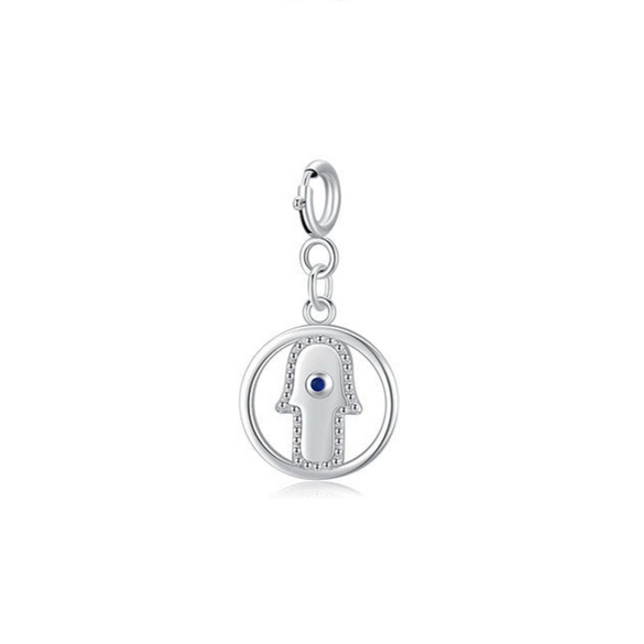 Wholesale Sterling Silver Fashion Simple Pendant With Geometric Pattern And Cross Chain For Women Lovely Style