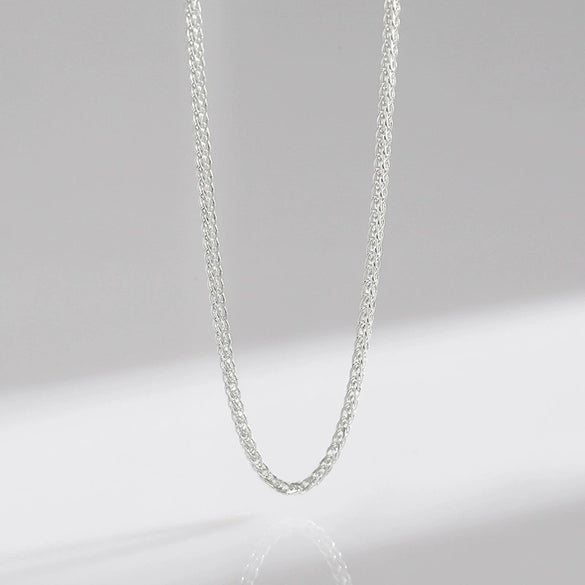 Wholesale Sterling Silver Fashion Simple Pendant With Geometric Pattern And Cross Chain For Women Lovely Style
