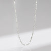 Wholesale Sterling Silver Fashion Simple Pendant With Geometric Pattern And Cross Chain For Women Lovely Style