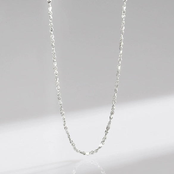 Wholesale Sterling Silver Fashion Simple Pendant With Geometric Pattern And Cross Chain For Women Lovely Style