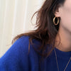 Wholesale 925 Sterling Silver Flower Pattern Electroplated Women's Earrings