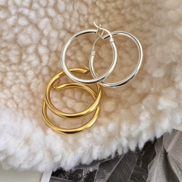 Wholesale 925 Sterling Silver Flower Pattern Electroplated Women's Earrings