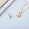 Wholesale Sterling Silver Fork Spoon Pattern Necklace With Electroplating Process