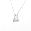 Wholesale Sterling Silver Fork Spoon Pattern Necklace With Electroplating Process