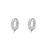 Wholesale 925 Sterling Silver Geometric Artificial Diamond Earrings For Women With Micro Inlay Elegant And High Grade