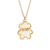 Wholesale Sterling Silver 925 Geometric Bear Shell Pendant Necklace For Women