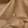 Wholesale Sterling Silver 925 Geometric Clover Flower Pendant Necklace For Women With Ochain And Electroplating Treatment