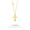 Wholesale 925 Sterling Silver Geometric Cross Necklace For Women