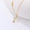 Wholesale 925 Sterling Silver Geometric Cross Necklace For Women