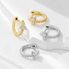 Wholesale 925 Sterling Silver Geometric Diamond Earrings For Women