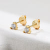 Wholesale 925 Sterling Silver Geometric Diamond Earrings For Women