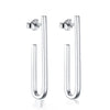 Wholesale 925 Sterling Silver Geometric Earrings With Electroplating
