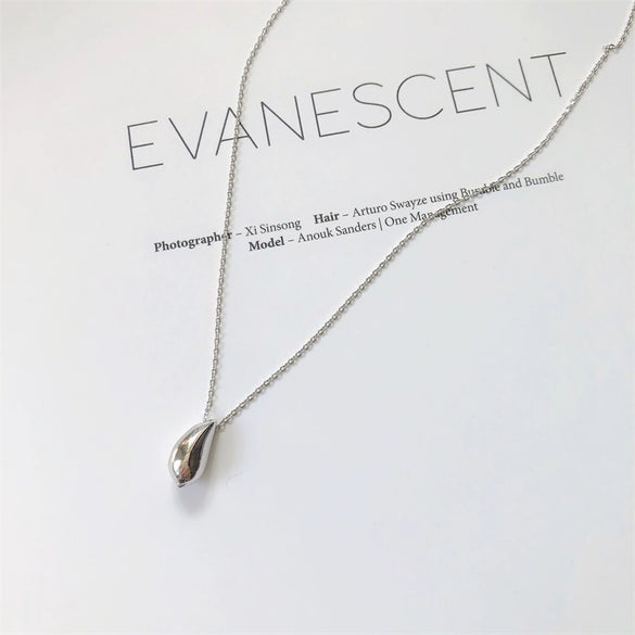 Wholesale 925 Sterling Silver Geometric Electroplated Ochain Necklace For Women