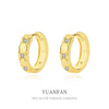 Wholesale 925 Sterling Silver Geometric Electroplating Women's Earrings