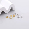Wholesale 925 Sterling Silver Geometric Hoop Earrings For Women Electroplated Cold Style