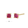 Wholesale 925 Sterling Silver Geometric Inlaid Zircon Simple Women's Earrings