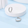 Wholesale 925 Sterling Silver Geometric Linear Snake Bone Pattern Hoop Earrings For Women