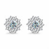 Wholesale 925 Sterling Silver Geometric Moissanite Earrings For Women Simple Elegant Electroplated